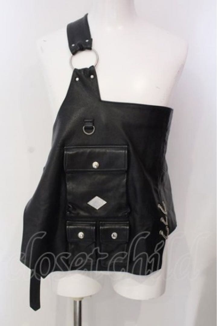 el conductor / LEATHER HALF VEST ベスト