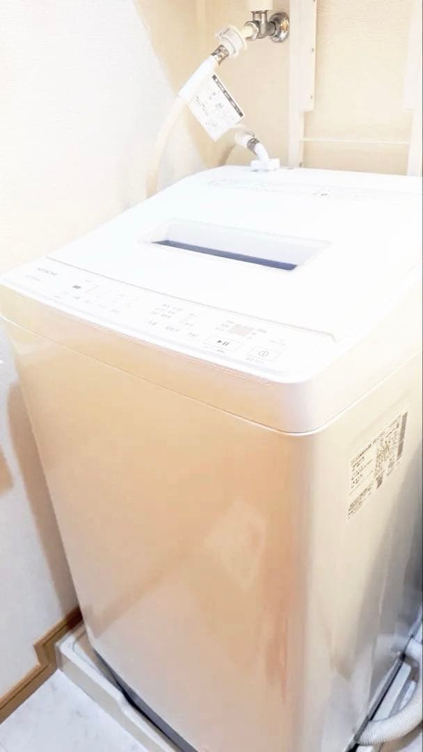 【2024年製・使用1ヶ月】日立 全自動洗濯機 7kg BW-G70K 静音