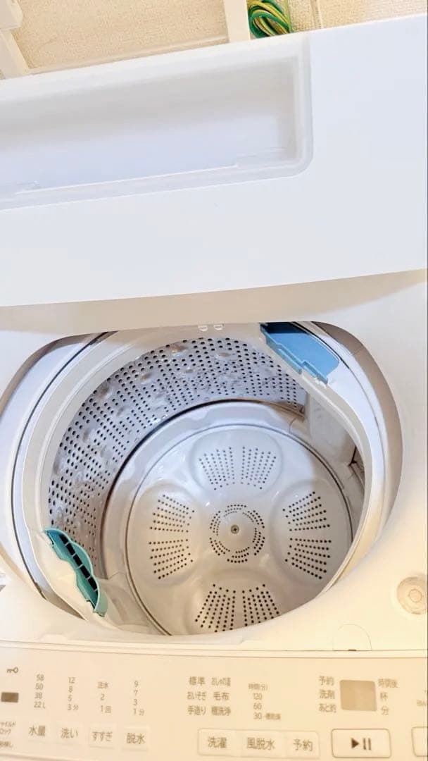 【2024年製・使用1ヶ月】日立 全自動洗濯機 7kg BW-G70K 静音