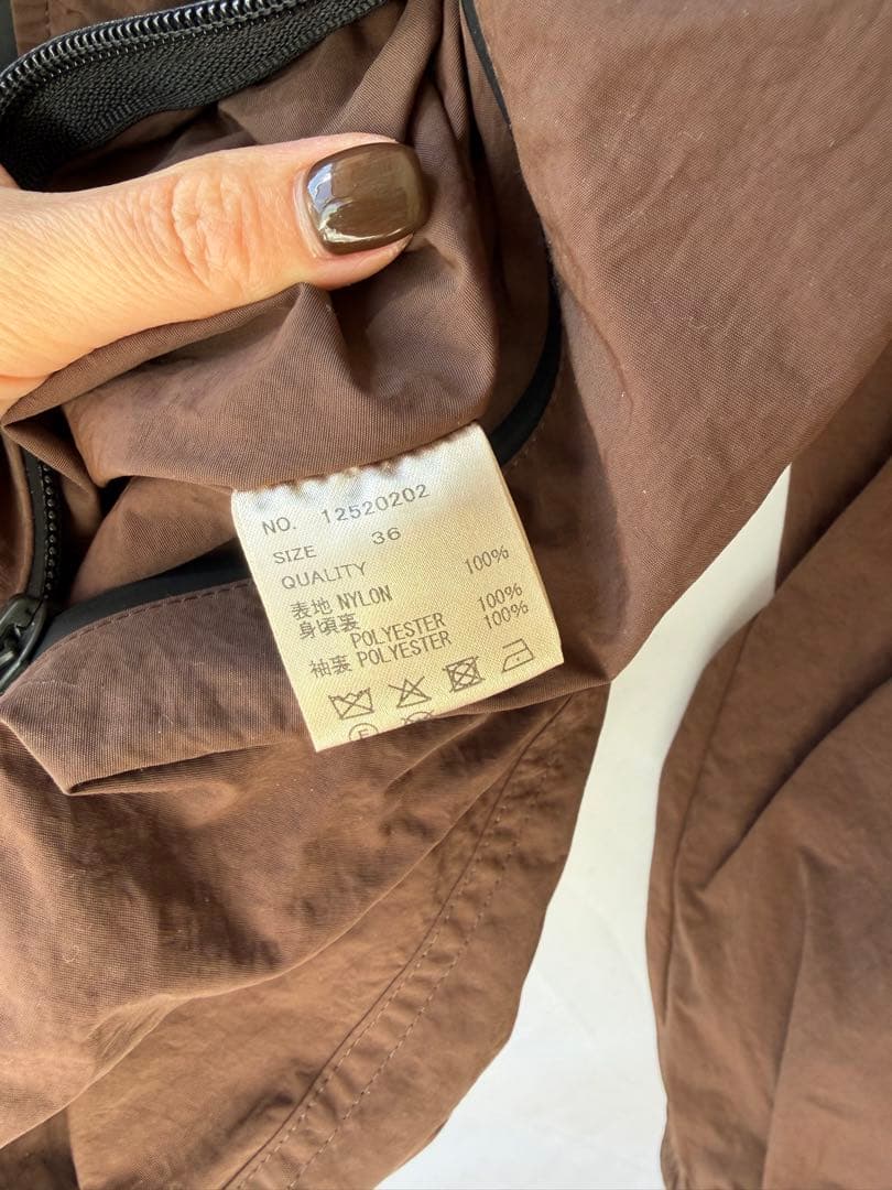 today ful ナイロンブルゾン