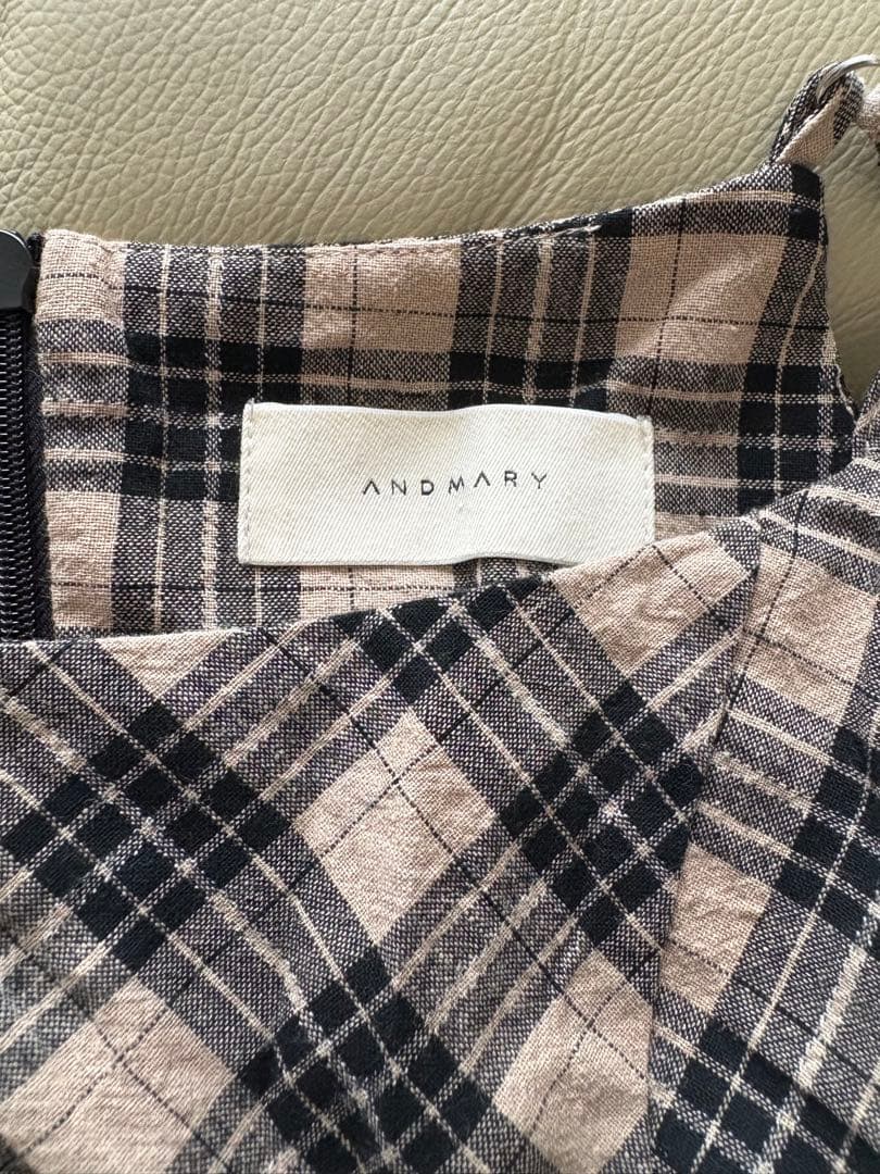 正規品 ANDMARY Aine set mini dress beige