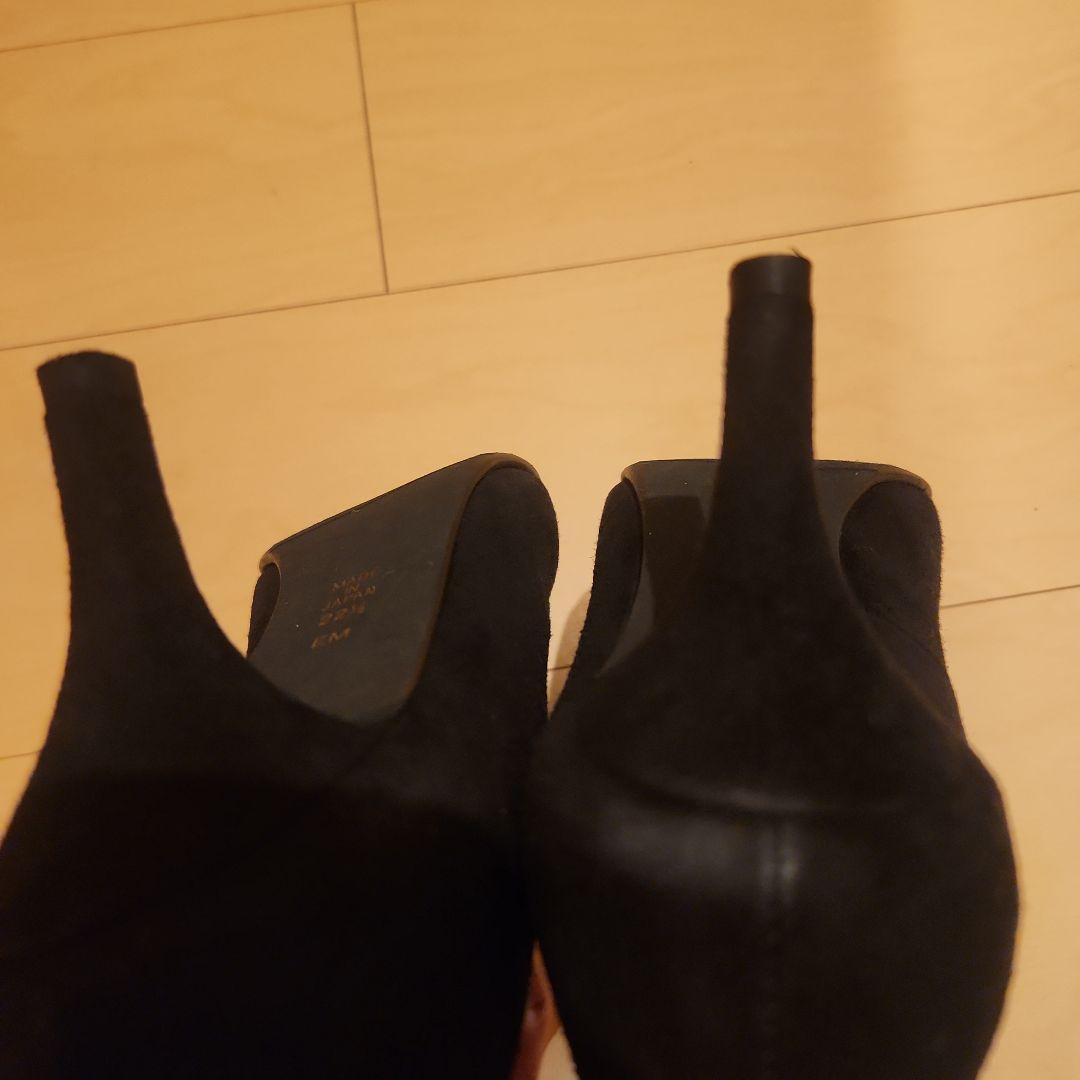 DIANA 黒 スエード ハイヒール　パンプス