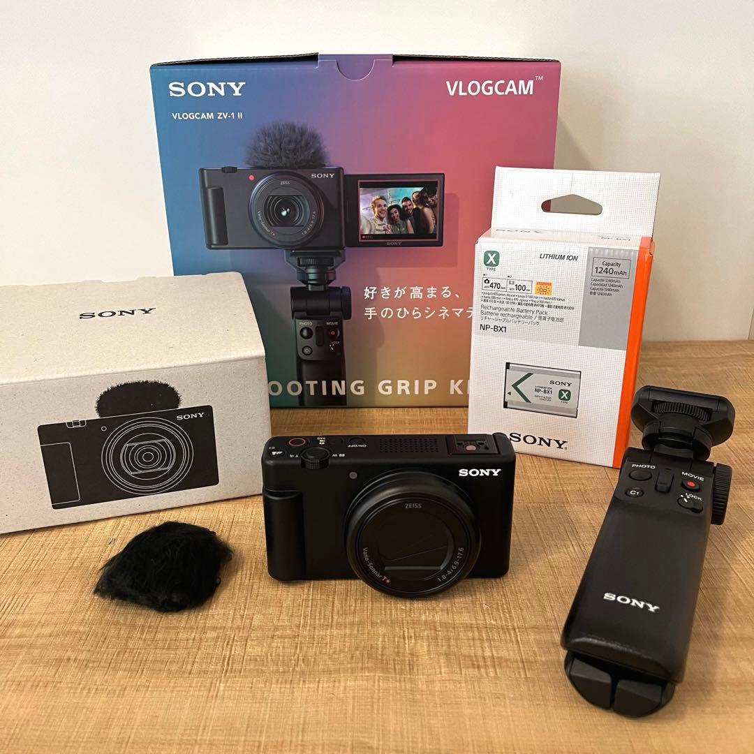 SONYVLOGCAM ZV-1II ZV1M2シューティンググリップキット付