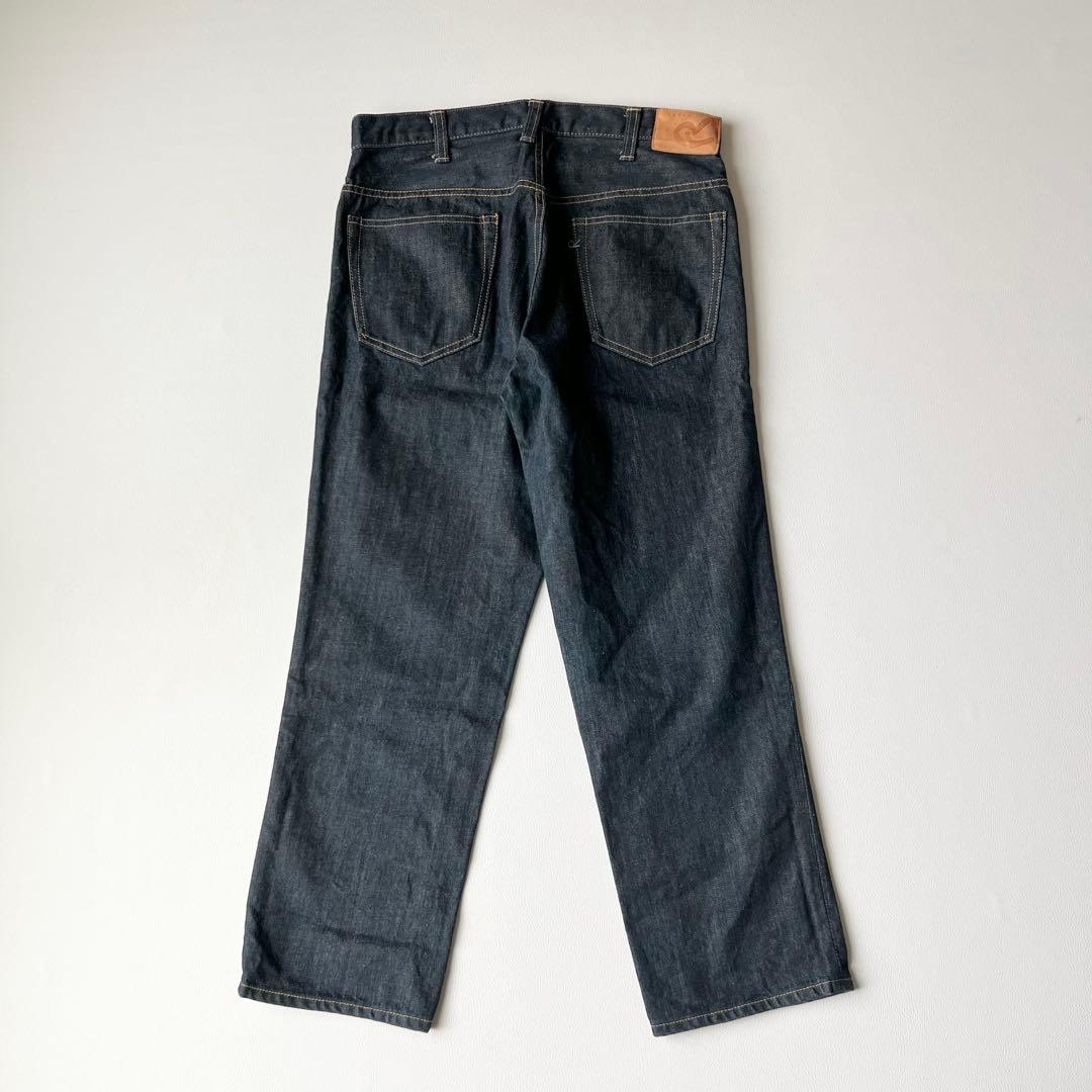 4946【美品】45R ライ麦デニムのクロスビー5（一張羅）ストレートデニム