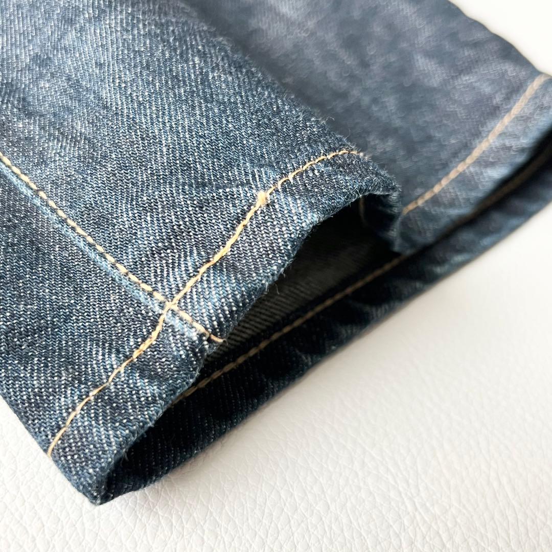 4946【美品】45R ライ麦デニムのクロスビー5（一張羅）ストレートデニム