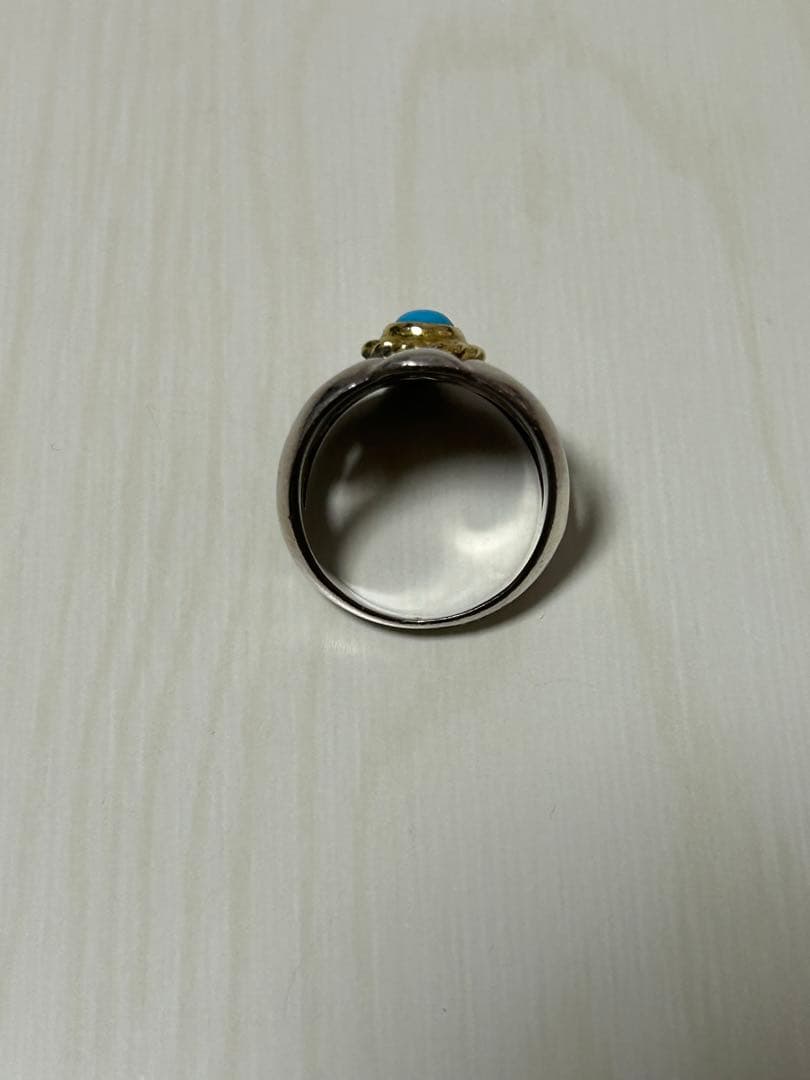 ゴローズ　金縄ターコイズ付キャストリング