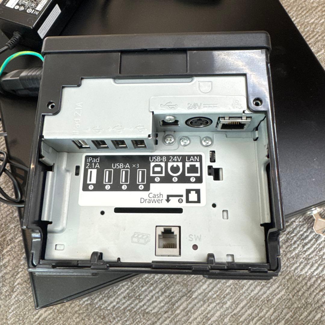 EPSON サーマルプリンターとLCDディスプレイ、キャッシュドロアーセット