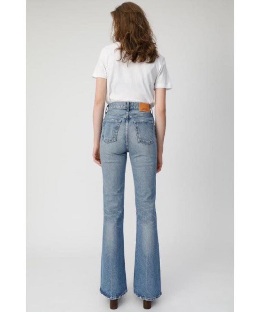 MOUSSY MVS FLARE(L) ロングサイズ 23 フレアデニム ブルー