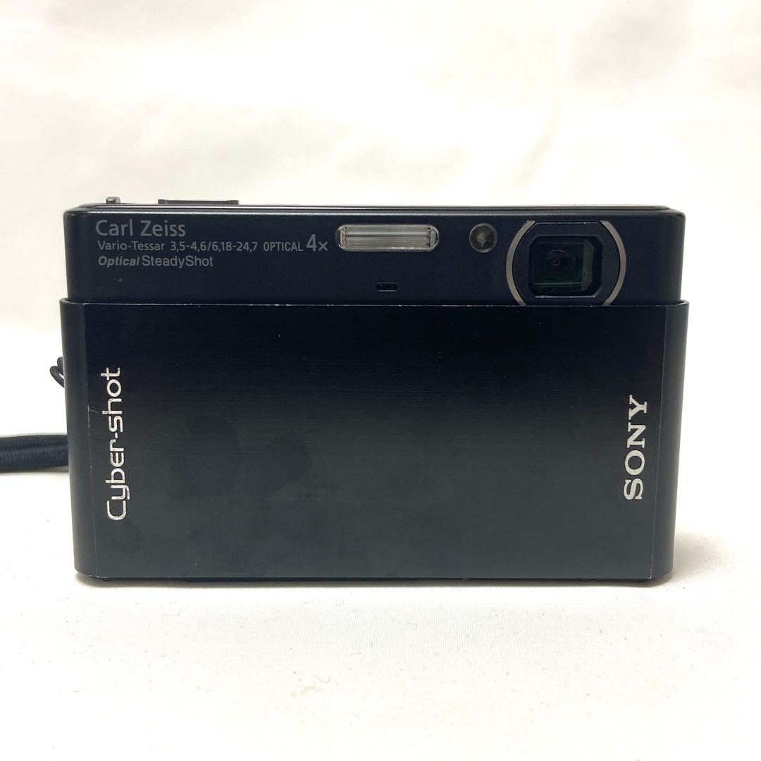 ソニー サイバーショット DSC-T77 ブラック コンパクトデジタルカメラ