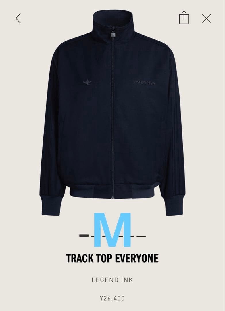 【新品未使用】TRACK TOP everyone (LEGEND INK)