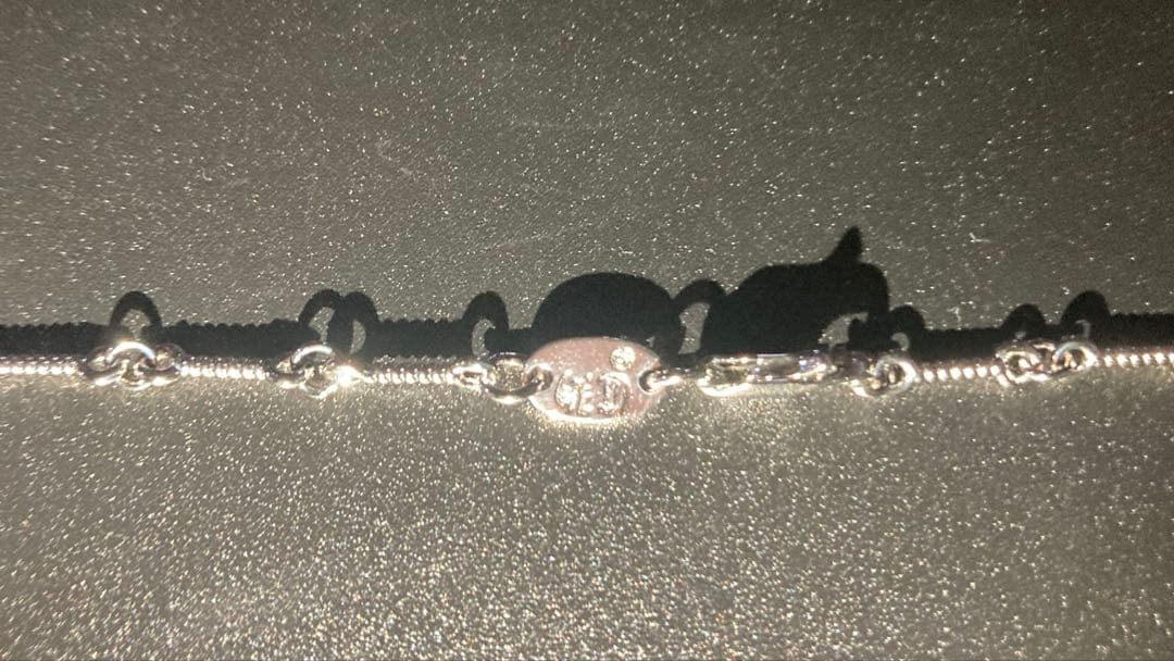 silver925 ダイヤ　ベビーファット　ダブルクロス　ネックレス　50㎝