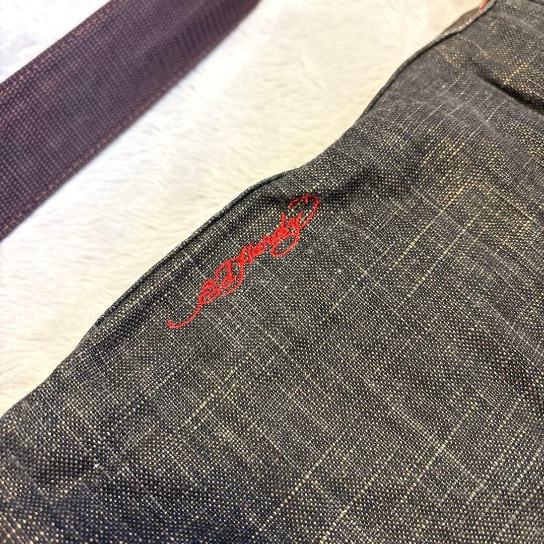 【レア】Ed Hardy エドハーディー ショルダーバッグ スタッズ y2k