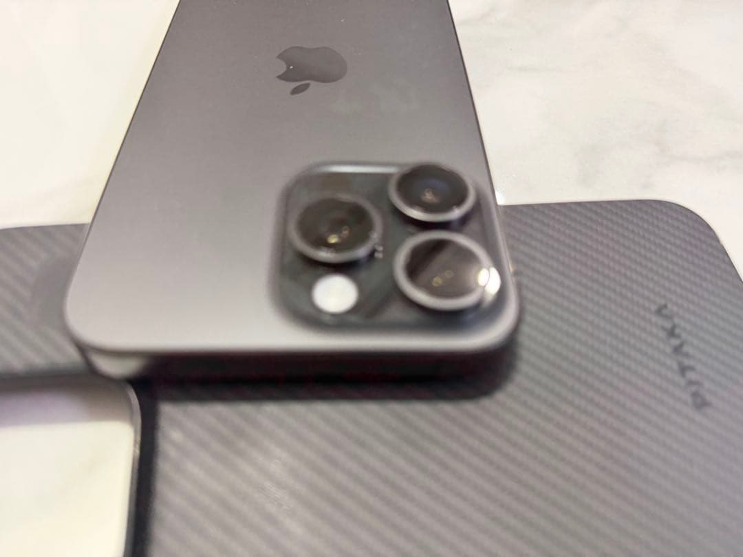 N*i様 【電池85%】iphone15 pro max 512gb ブルーチタ