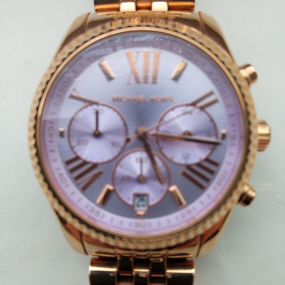 MICHAEL KORS ゴールド クロノグラフ腕時計 MK6207