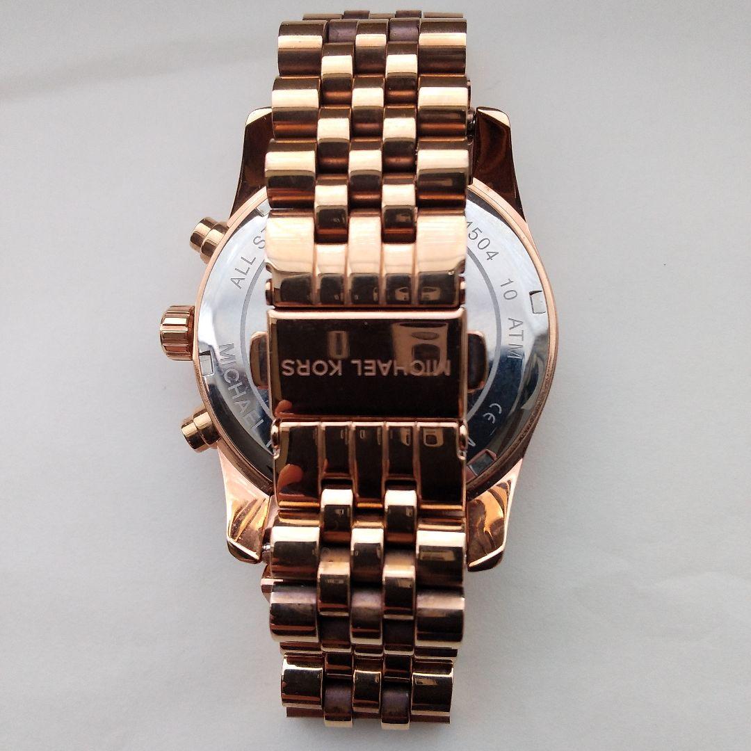 MICHAEL KORS ゴールド クロノグラフ腕時計 MK6207