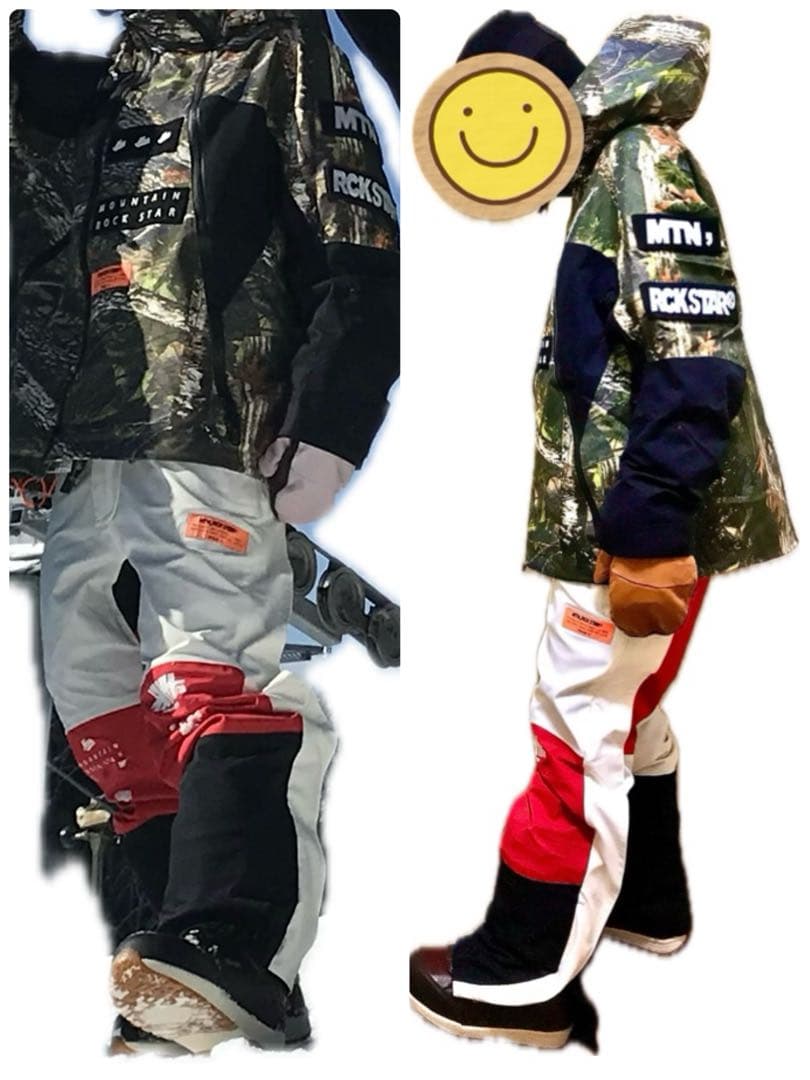 MTN RCK STAR マウンテンロックスタースノーボードウェア 上下セット