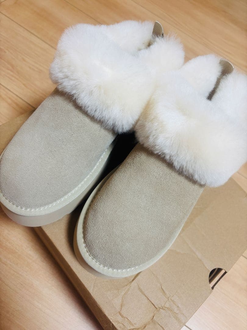 UGG 厚底24cm MUSTARD_SEED ムートンブーツ