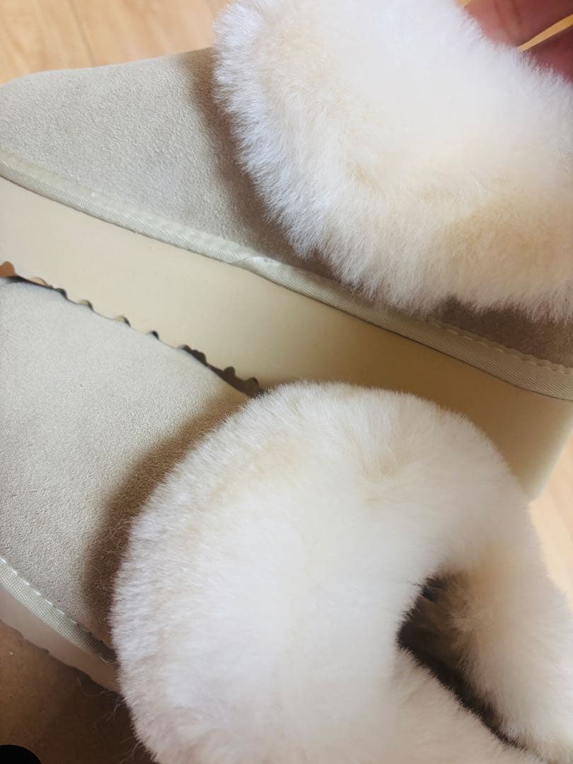 UGG 厚底24cm MUSTARD_SEED ムートンブーツ