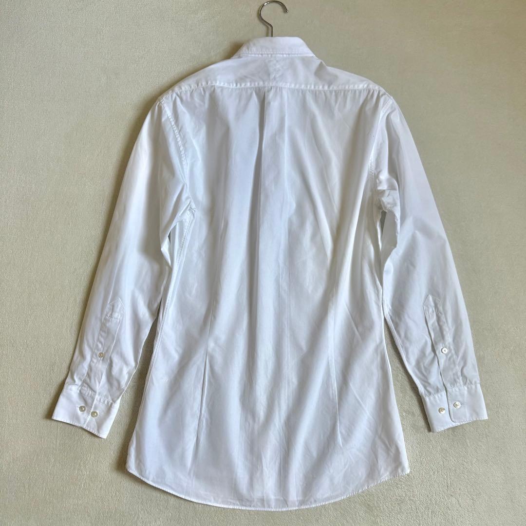 LOUIS VUITTON 長袖シャツ 刺繍 家紋 ホワイト