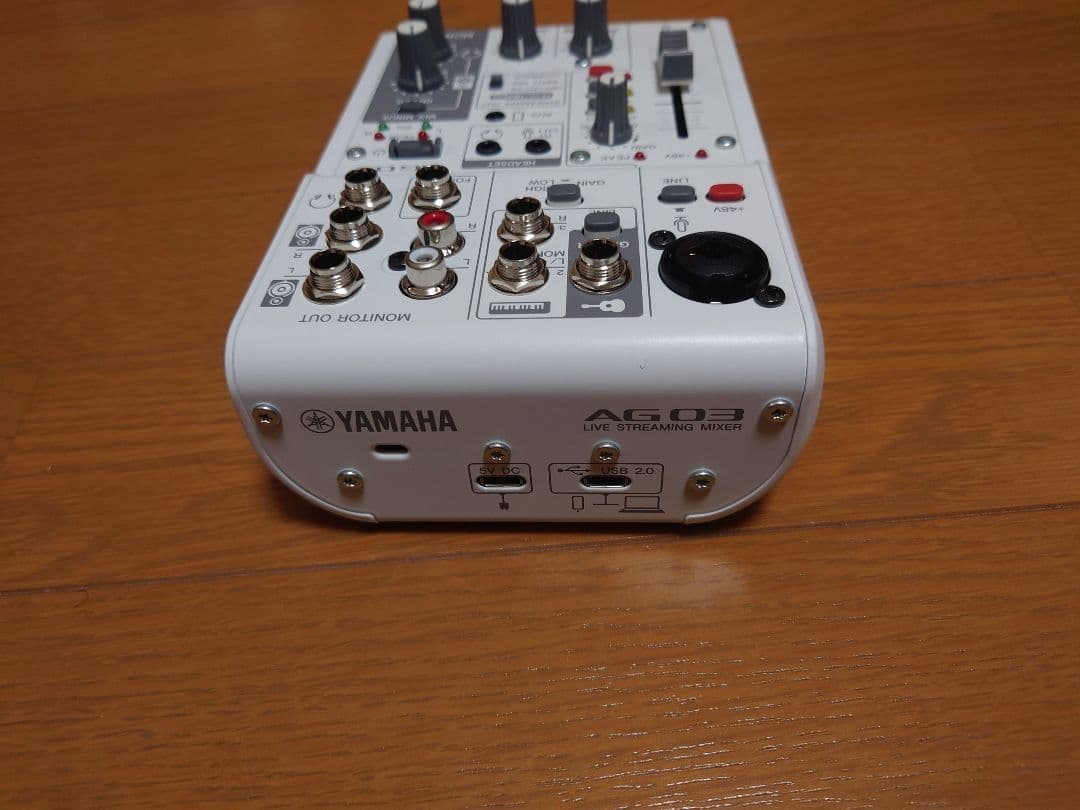 【ほぼ未使用】YAMAHA AG03 オーディオインターフェース
