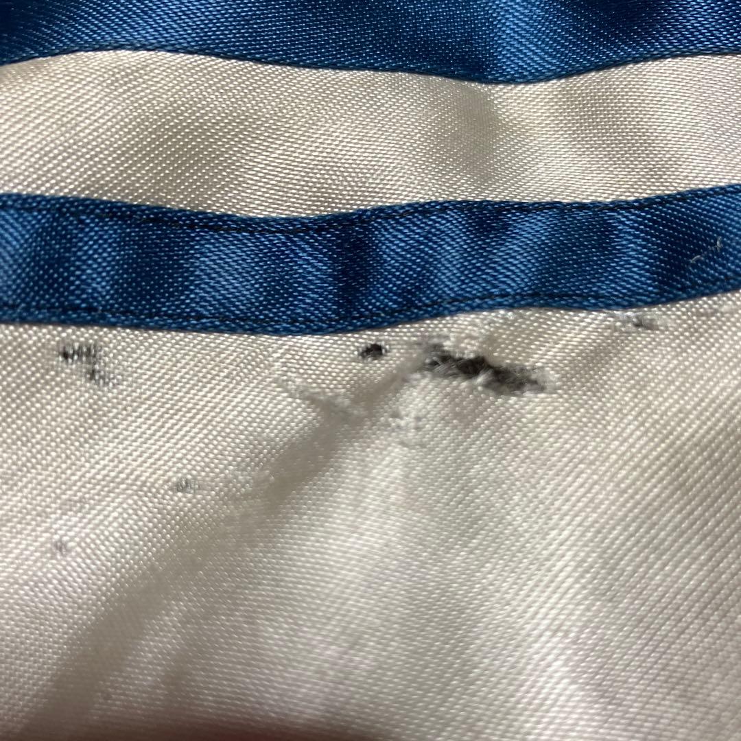 スカジャン　刺繍　ヴィンテージ　サテン　虎　鷲　リバーシブル