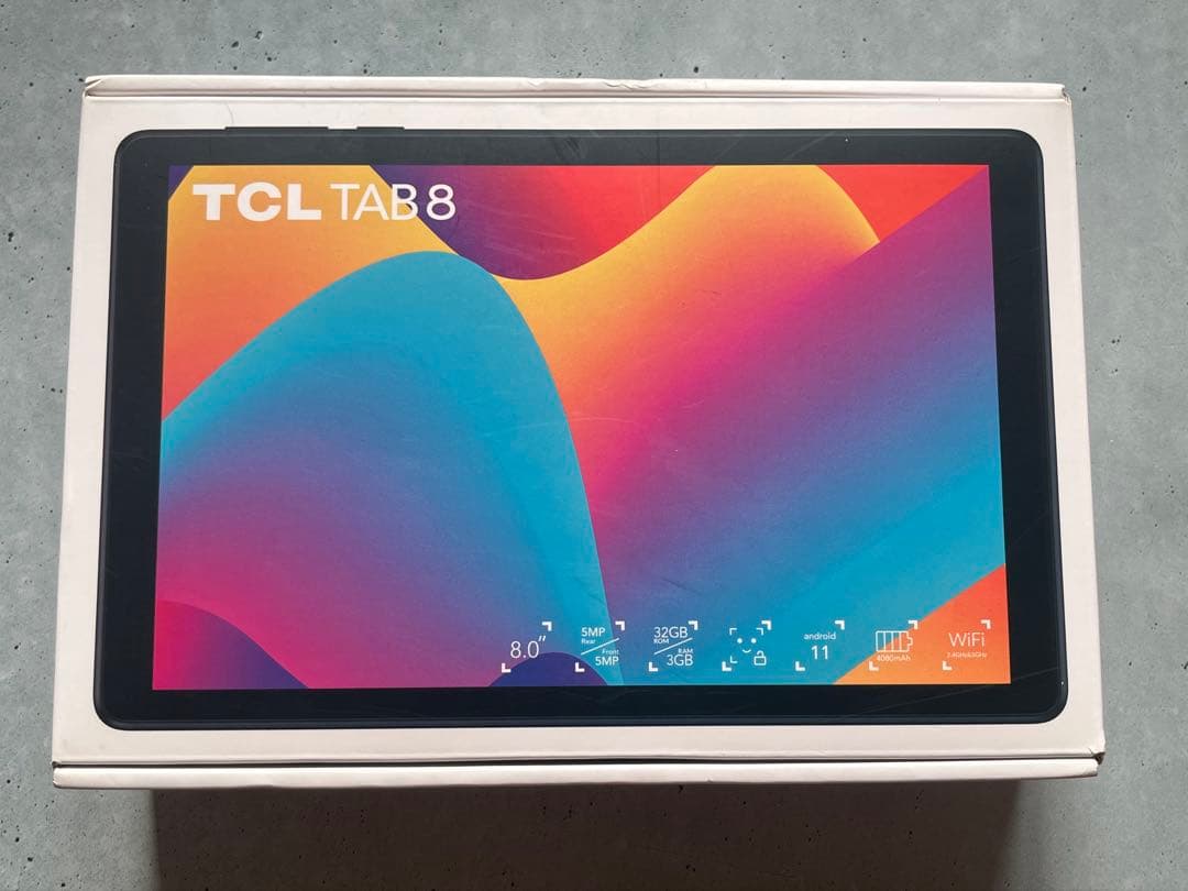 TCL TAB 8 WiFi 32GB 8.0インチ フィルムとケース付き