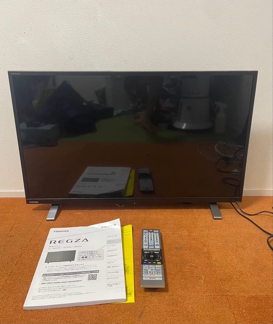 東芝 液晶テレビ 32V型 2021年製 LED ネット動画アプリ多数搭載