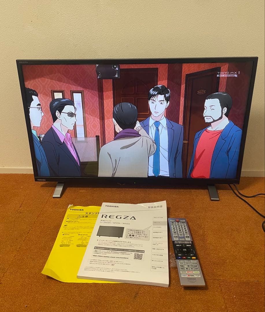 東芝 液晶テレビ 32V型 2021年製 LED ネット動画アプリ多数搭載