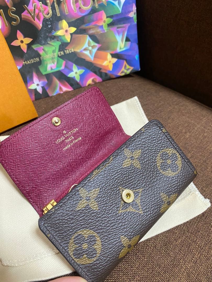 ルイヴィトン モノグラム キーケース ミュルティクレ6フューシャ