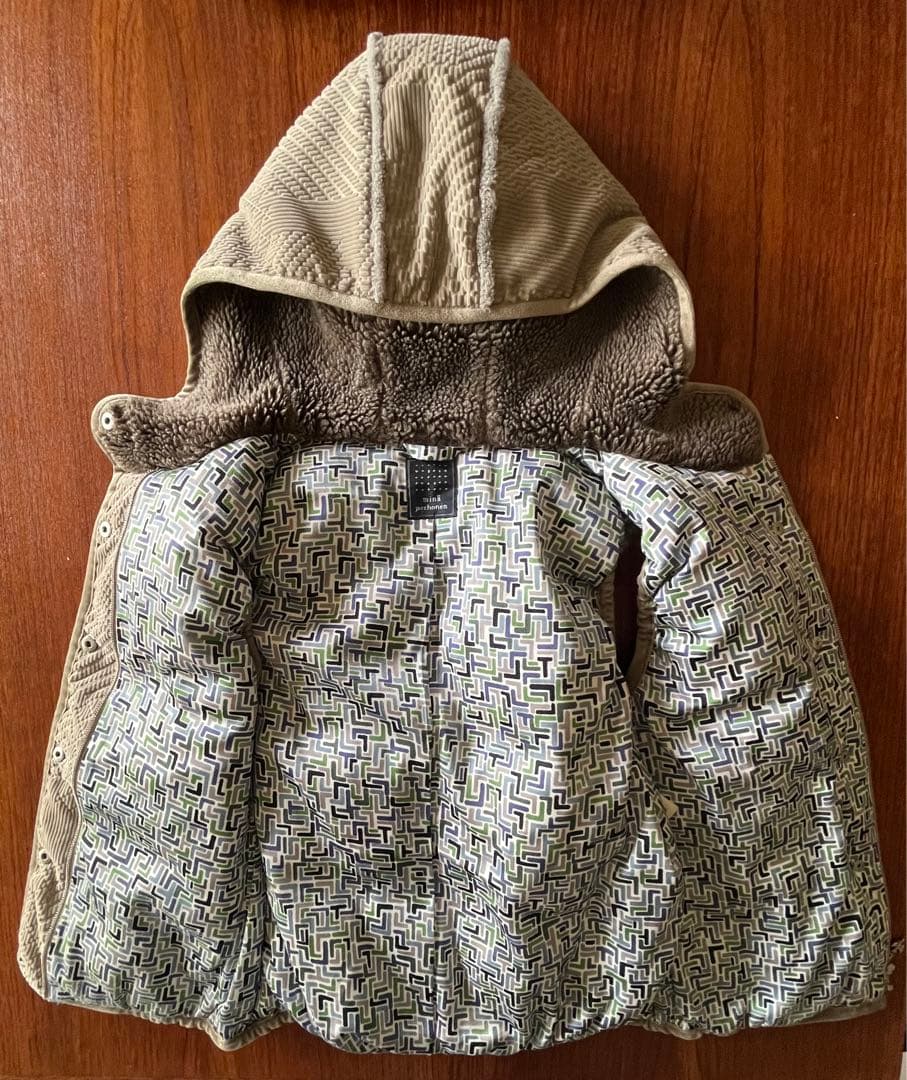 ミナペルホネン ダウンベスト land puzzle mina perhonen