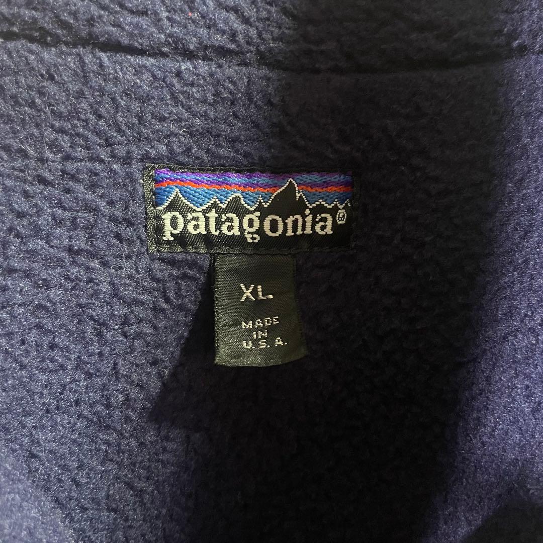 90s patagonia シェルドシンチラベスト　フリース　XL