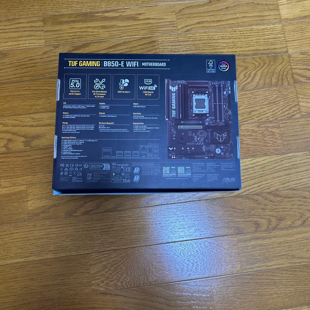 ASUS TUF GAMING B850-E WIFIマザーボード ATX