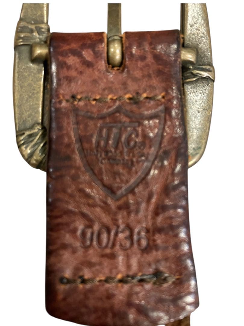 HTCスタッズ付きレザーベルト 00/36