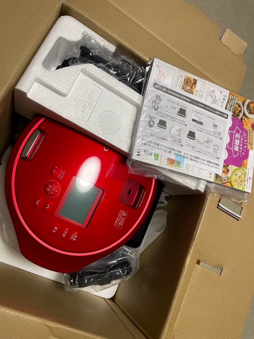 シャープ　ヘルシオ　ホットクック　KN-HW24G-R　レッド