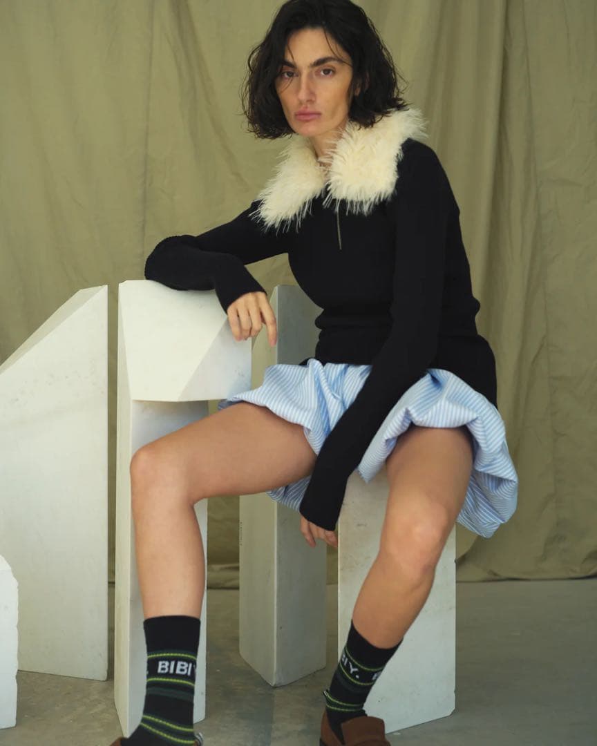 トップス Bibiy FRAN FUR KNIT