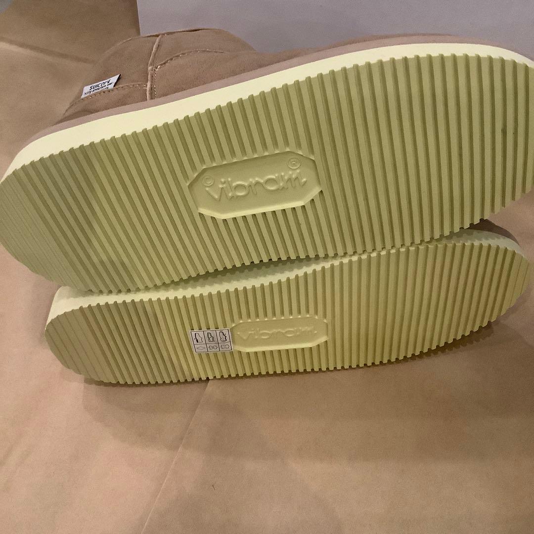 新品 未使用 スイコック ムートン ブーツ 23 cm US5 ショートブーツ