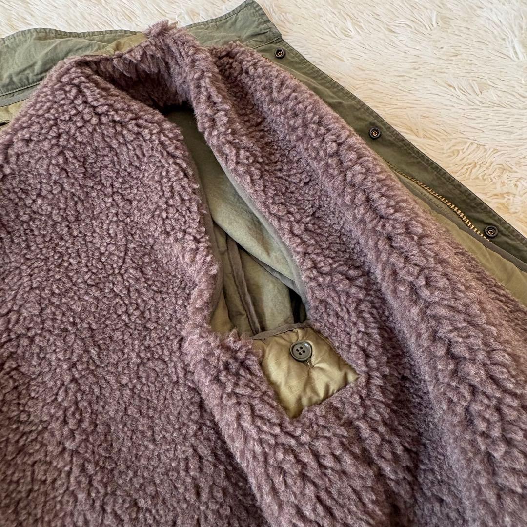 【希少】ドゥーズィエムクラス ミリタリーコート モッズコート ボアライナー付