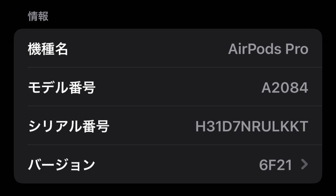 Apple AirPods Pro 第1世代、ケーブル、イヤーチップ