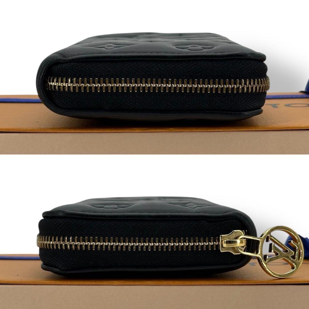 未使用に近い　ルイヴィトン モノグラム クッサン ジッピーウォレット ノワール