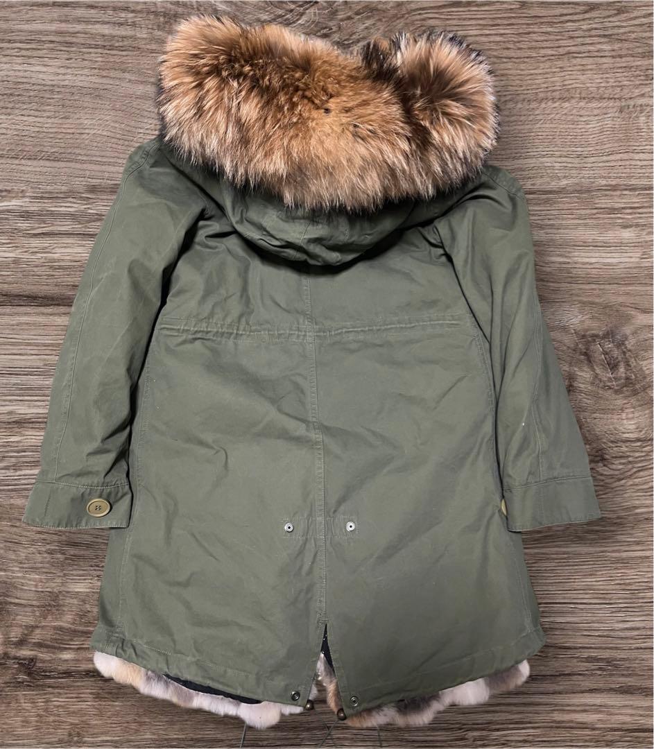 jazzevar mr&mrs italy ラビットファー モッズコート