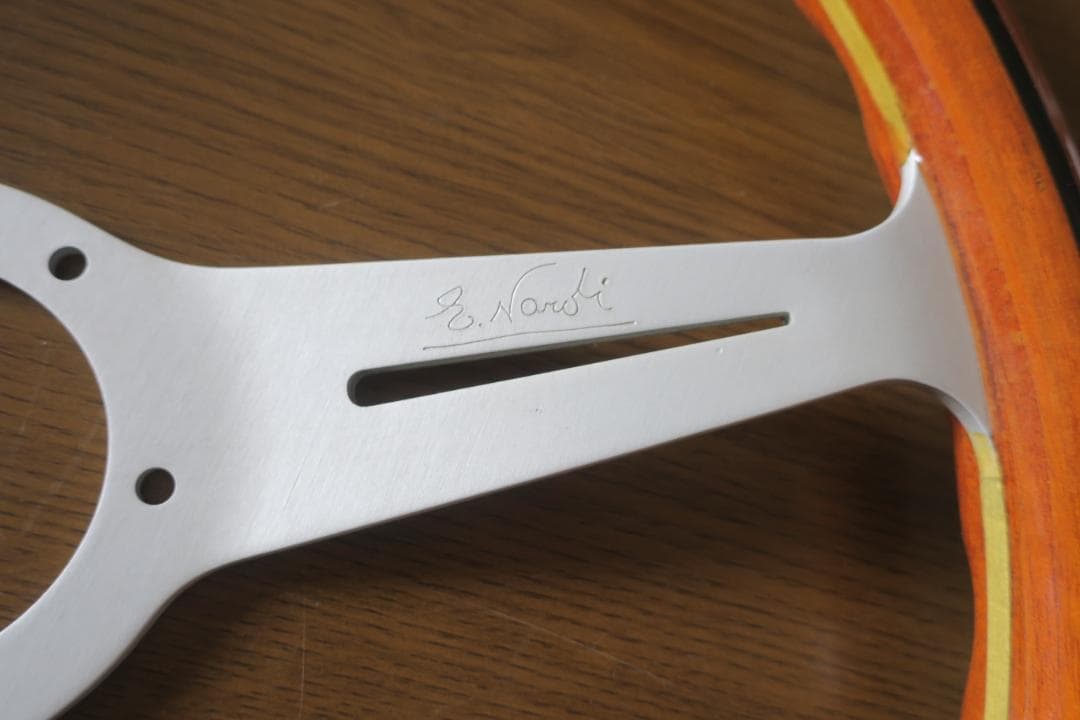 【希少】NARDI クラシック VITE ウッドステアリング シルバースポーク