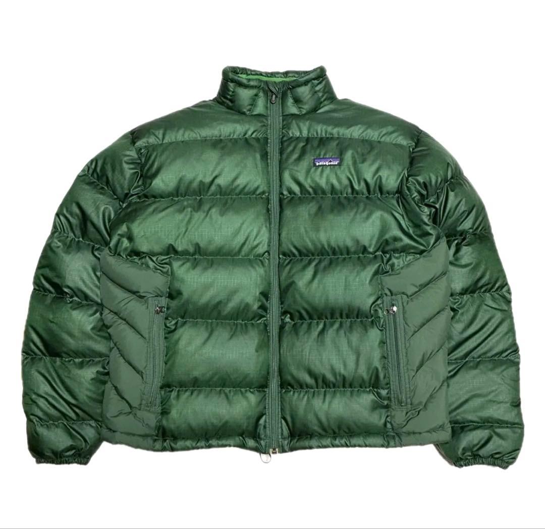 パタゴニア　インサレーショングースダウンジャケット　グリーン　L 2006 美品