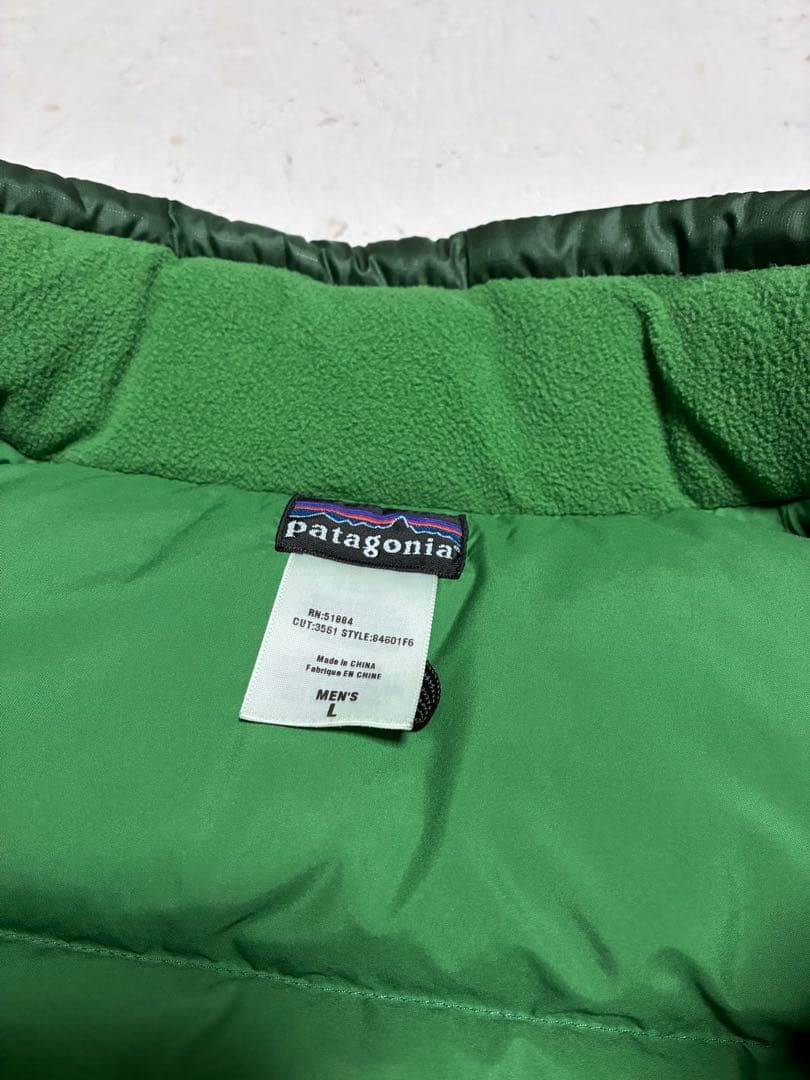 パタゴニア　インサレーショングースダウンジャケット　グリーン　L 2006 美品
