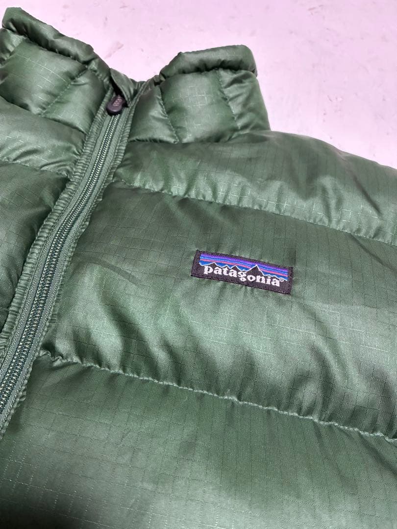 パタゴニア　インサレーショングースダウンジャケット　グリーン　L 2006 美品