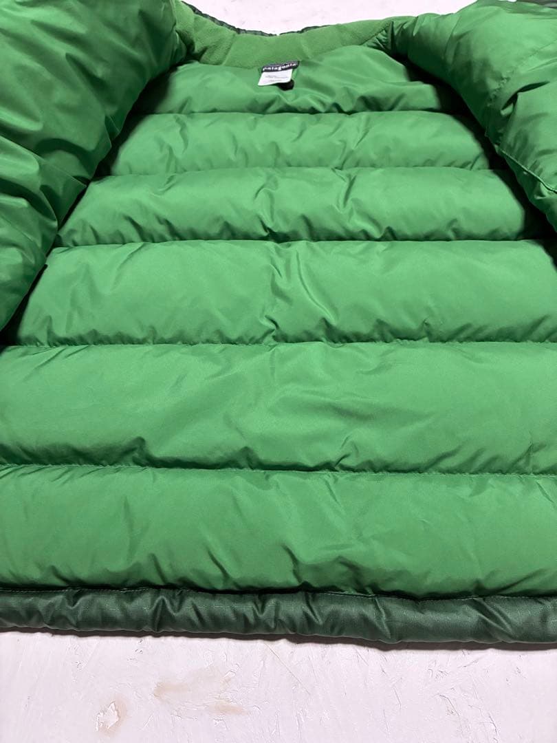 パタゴニア　インサレーショングースダウンジャケット　グリーン　L 2006 美品