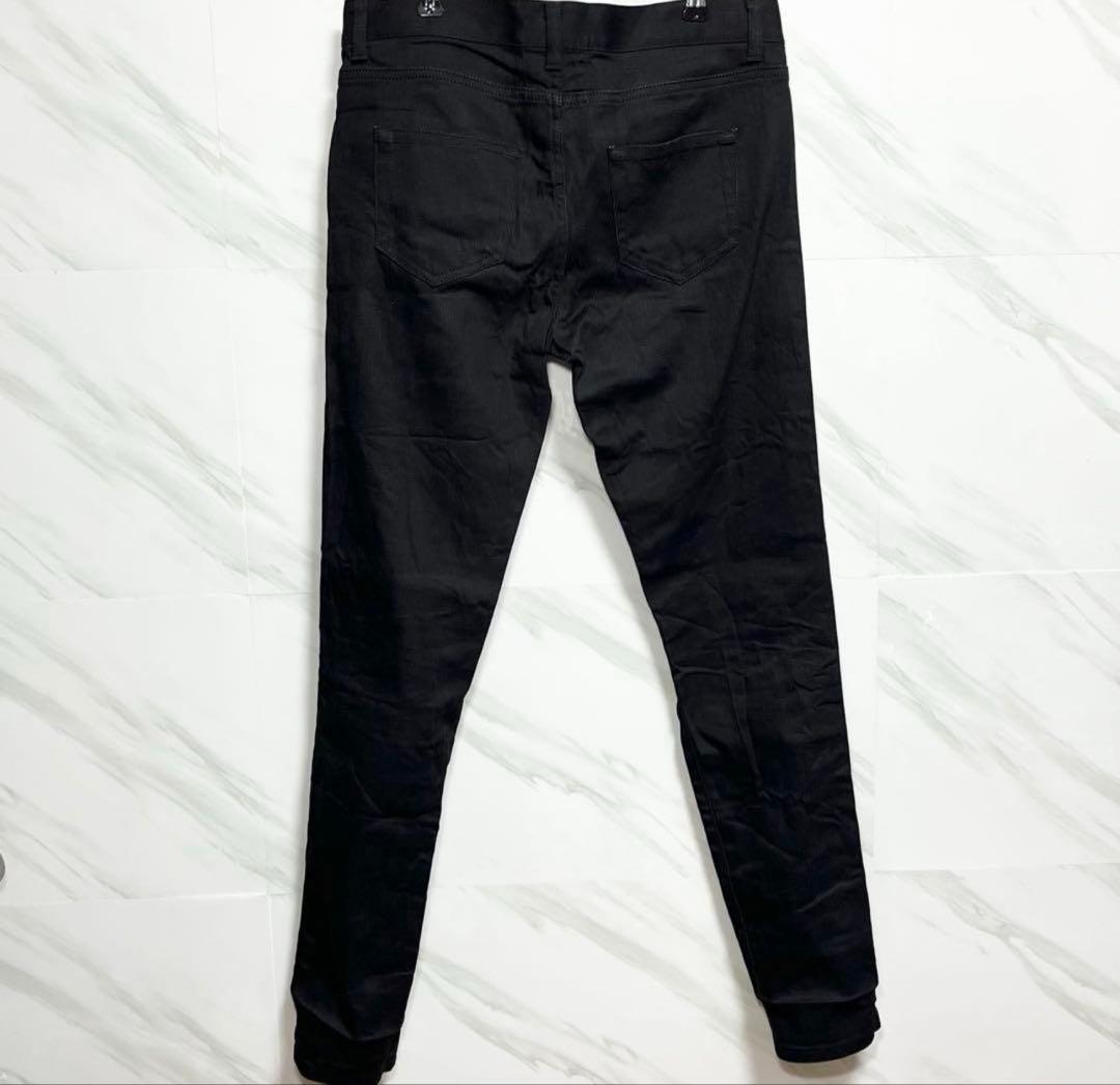 ＊美品＊サンローラン ニークラッシュ　デニム　ブラック エディ期