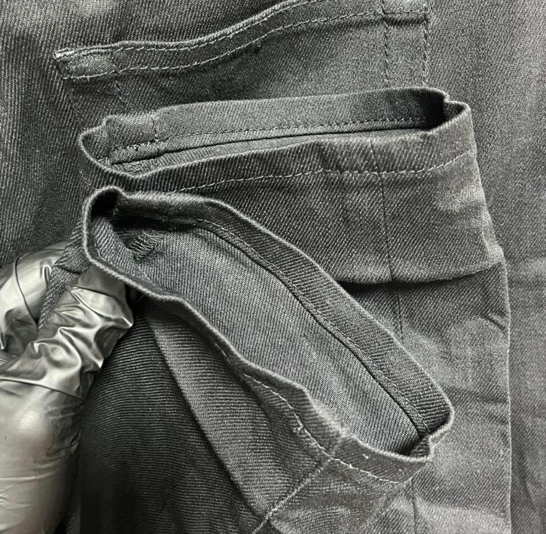 ＊美品＊サンローラン ニークラッシュ　デニム　ブラック エディ期