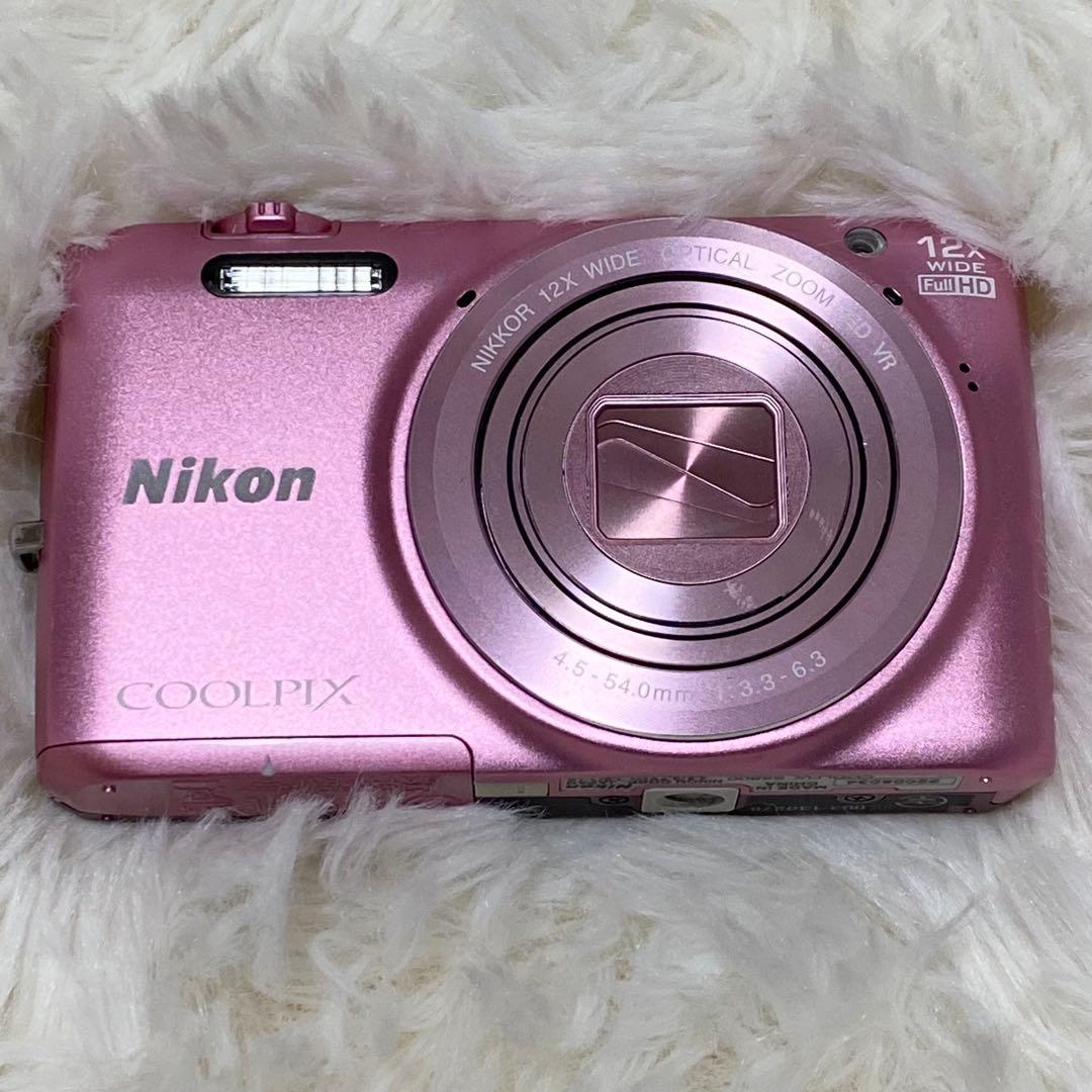 【Ｍ】Nikon COOLPIX S6800 ピンク 充電器付