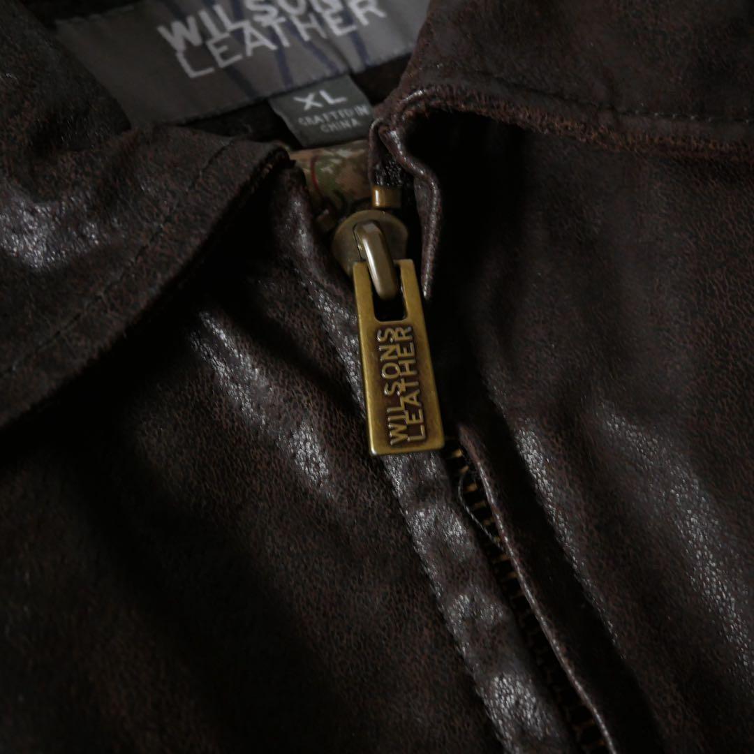 WILSONS LEATHER A2 Type レザージャケット ブラウン XL