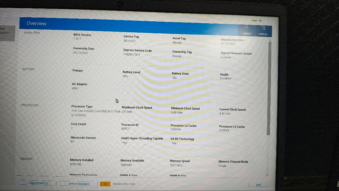 dell vostro 15 3500 1115g4 フルhd